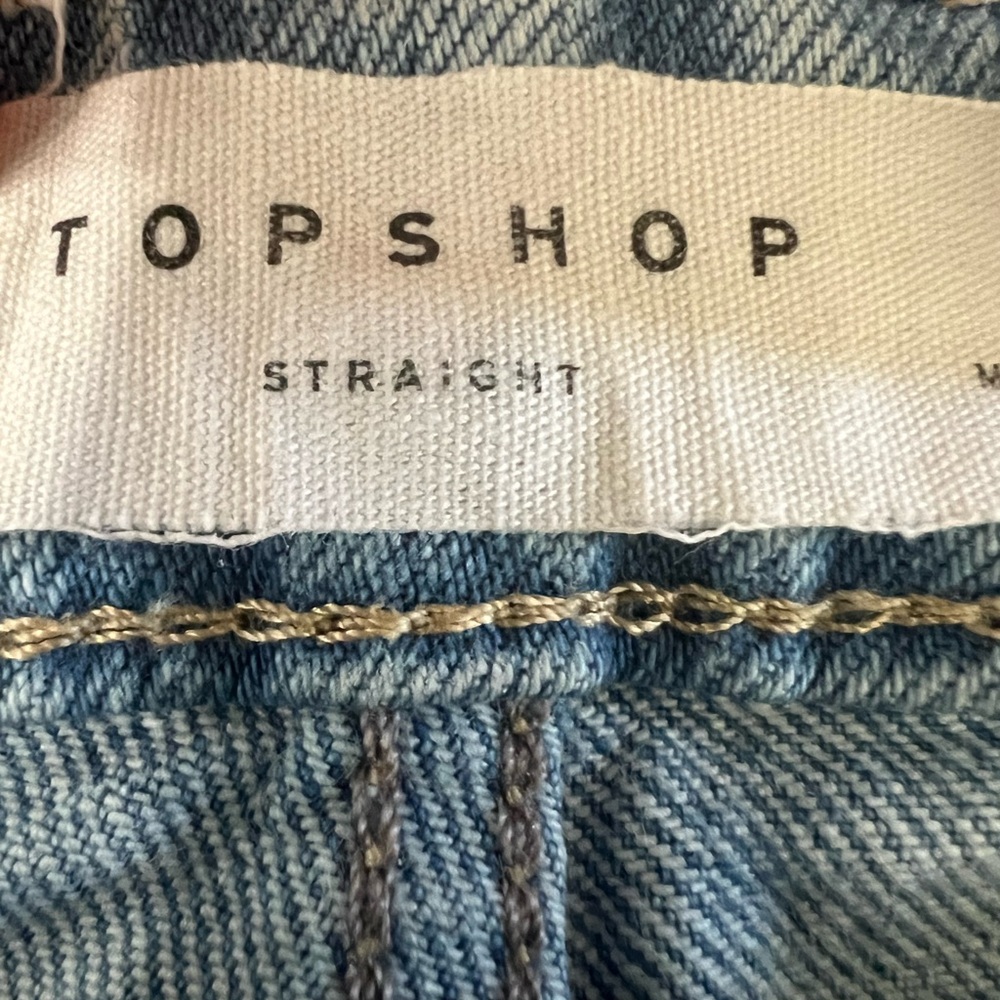 Topshop Straight Leg Jean W28 - L30